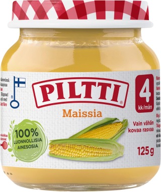  Piltti maize 125g 4 months